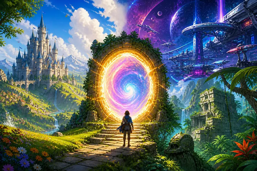 Plusieurs univers, histoires à embranchements